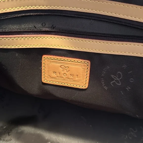 Rioni overnight Brown and Tan Travel Bag - Picture 2 of 7